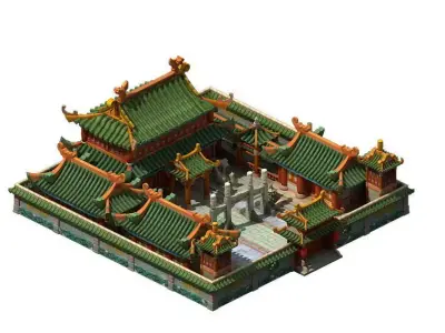 Ancient Architecture 3D model 15