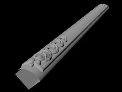 leg High quality 3d models for processing on a cnc machine 3D model 7