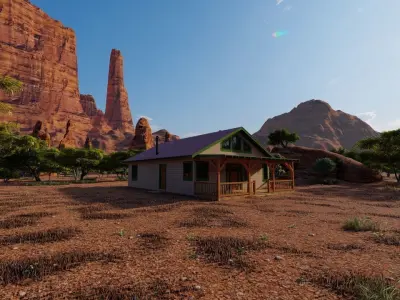 old house-Old Abandoned House 3D model