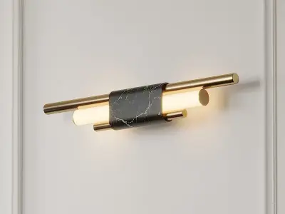 Copper Wall Lamp 3D model