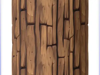 Stylized Wood Seamless Texture Texture 16