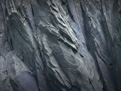 8 Modular Sharp Cliffs - 250706 Low-poly 3D model