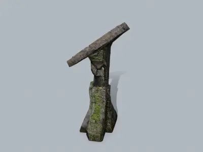 lectern Low-poly 3D model