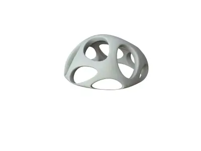 SciFi Cube Object No 49472 Low Poly Shape Low-poly 3D model