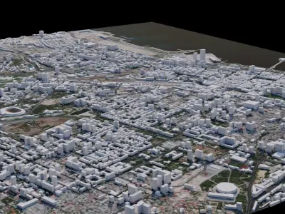 Baku - Azerbaijan 3D model