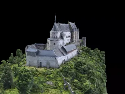 Vianden Castle 3D model