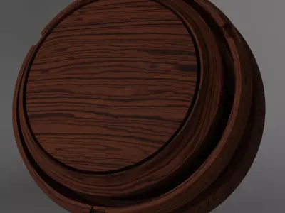 Seamless PBR Wood - Walnut Dark 003 Texture