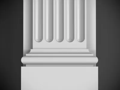 150 pilasters collection 3D model