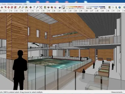 Sketchup Cultral Center E10 3D model