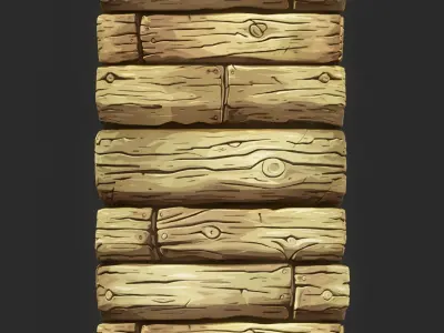 Stylized Wood Seamless Texture  Texture