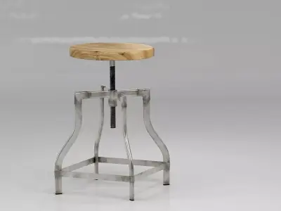 Machinist Stool 3D model