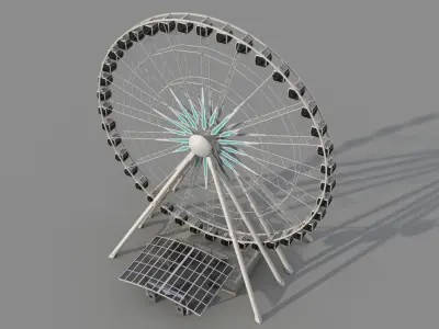  Sky Wheel with Boarding Platform 