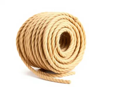 Coiled Rope D Model Pack for Multipurpose Use Low-poly 3D model