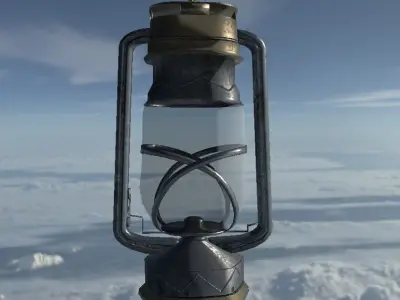 Lantern Low-poly 3D model