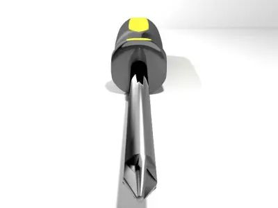 Mechanical Handtools - Screwdriver cross-bade type phillip head 3D model