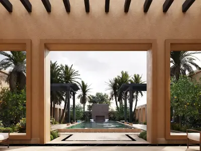LUXURY MOROCCAN VILLA 3D model