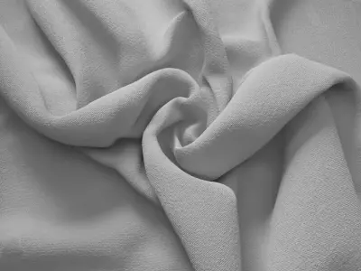 Black Crepe Fabric Texture PBR Texture
