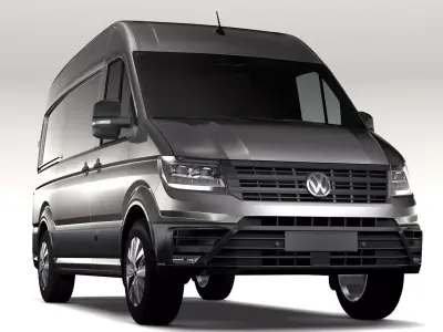 WV Crafter Van 2017 3D model