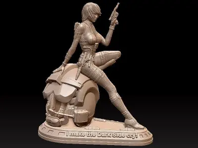 Star Wars Rebel Pilot Pin Up 3D print model