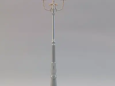 Modern Streat Light 3d Free 3D model
