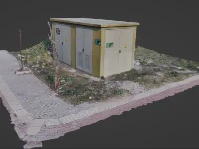 ELECTRICAL -TRANSFORMER - Scanned 3D model 3D model