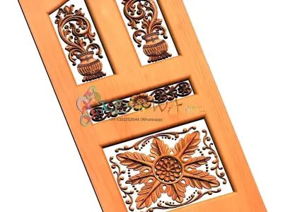 3d door cnc router machine  3D model