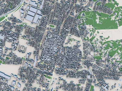 Brescia City Italy 3D model