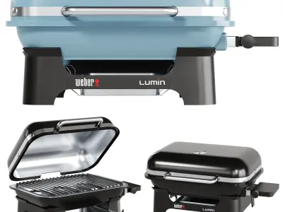  Grill Set 3  Low-poly 3D model