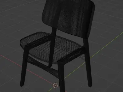 Chair wooden Free 3D model buy