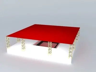 Outdoor library 3D model