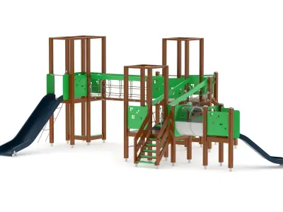 Lappset Activity Tower 11 3D model