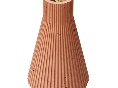 Gant Lights fluted hanging lamp S1 3D model