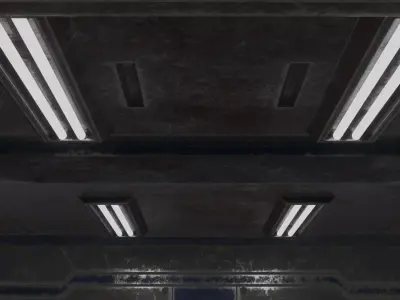 Old Y2J Interior Scene 3D model