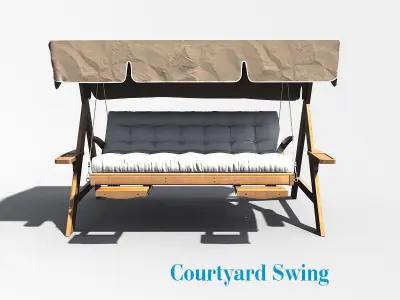 Courtyard Swing 3D model