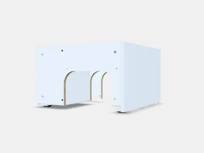 METOD Wall cb frm f b-in extractor hood Low-poly 3D model