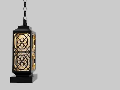 hanging lamp  Free 3D model