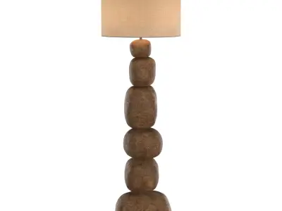 Stacked Pebble Floor Lamp 3D model