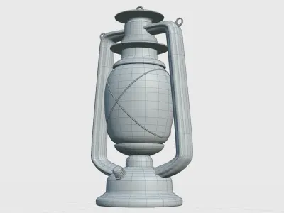 night lantern Free low-poly 3D model
