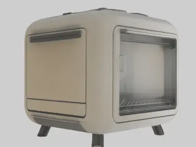 Cartoon Oven model 3D model