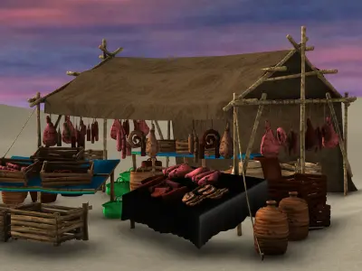 MEAT SHOP 3D model