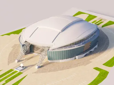 AT and T Stadium - Cowboys 3D model