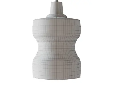 Corbit pendant lamp is blue 3D model