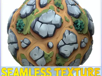Stylized Ground Seamless Texture Texture 16