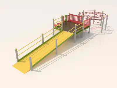 Playground for kids 3D model