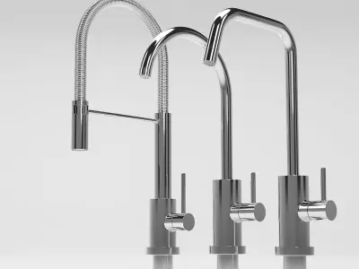 3 Taps kit 3D model 3D model