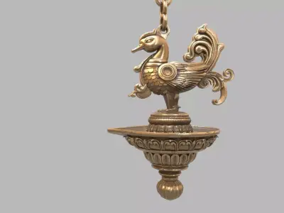 oil lamp  3D model get