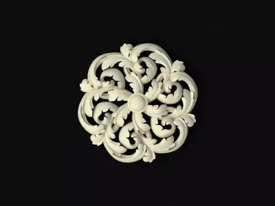rosette dekor 3D model 25