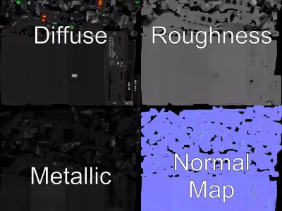 PowerGrid Splitter model pack Low-poly 3D model