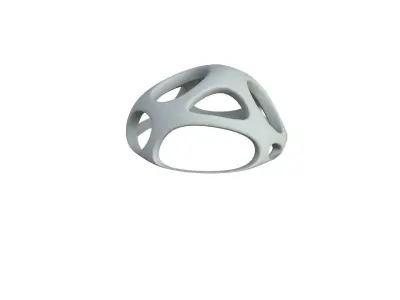 SciFi Cube Object No 54447 Low Poly Shape Low-poly 3D model