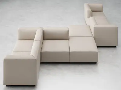 Living Landscape 730 Sofa Composition 2 3D model